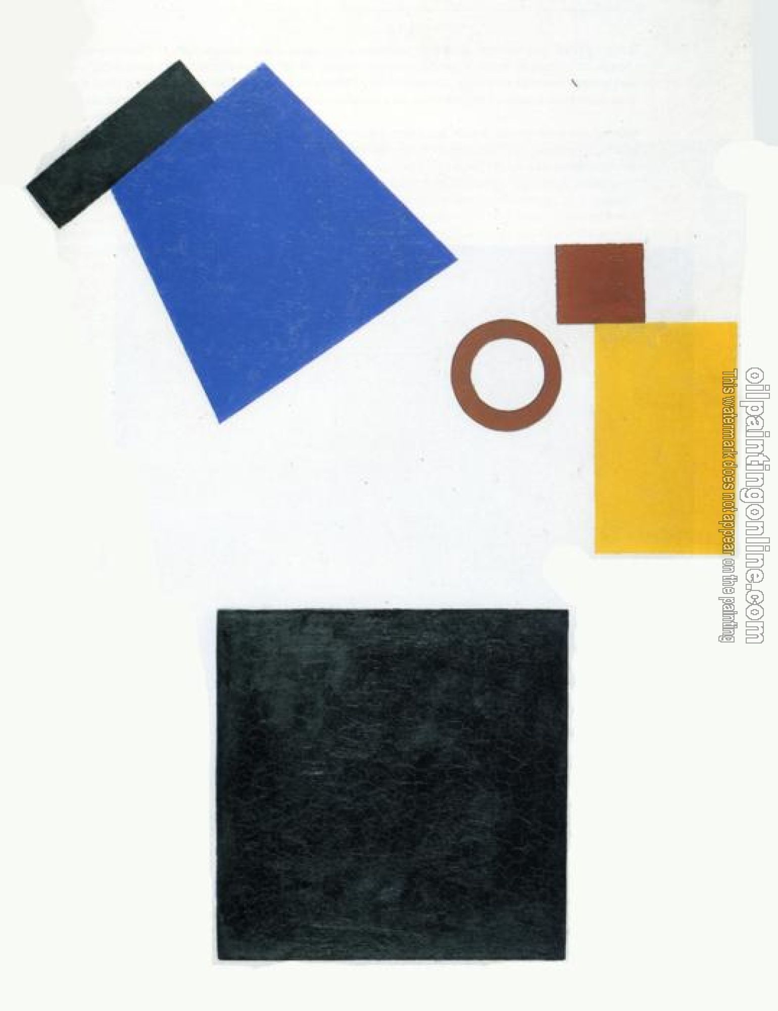 Kazimir Malevich - Suprematism, Two Dimensional Self Portrait